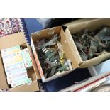 A collection of Airfix models mainly Airplanes also thirteen boxed figures.
