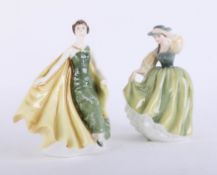 Royal Doulton, two figures 'Buttercup' and 'Alexandra' (2).