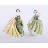 Royal Doulton, two figures 'Buttercup' and 'Alexandra' (2).