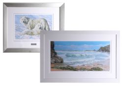 Jeanette Smith, limited edition signed print 'Sunlight on Hope Cove' 10/195 together with Stephen