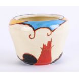 A small Clarice Cliff, bizarre Fantasque pot.