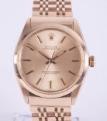 Rolex, a gents gold Oyster Perpetual Superlative Chronometer