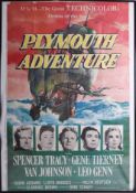 A Cinema Poster, 'Plymouth Adventure' filmed circa 1952, directed by Clarence Brown, with Spencer