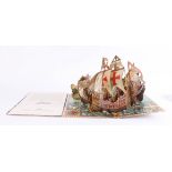An early pop-up book entitled Christopher Columbus, Santa Maria.
