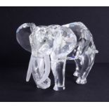 Swarovski Crystal Glass, Annual Edition 1993 Inspiration Africa, 'The Elephant', boxed.