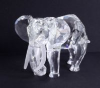 Swarovski Crystal Glass, Annual Edition 1993 Inspiration Africa, 'The Elephant', boxed.