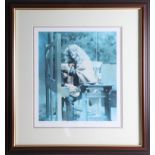 Robert Lenkiewicz (1941-2002), limited edition signed print 'Self portrait at easel', number 269/