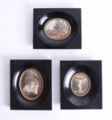 Three 20th century Continental miniature