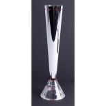 Swarovski Crystal Glass, 'Gemini Vase', boxed.