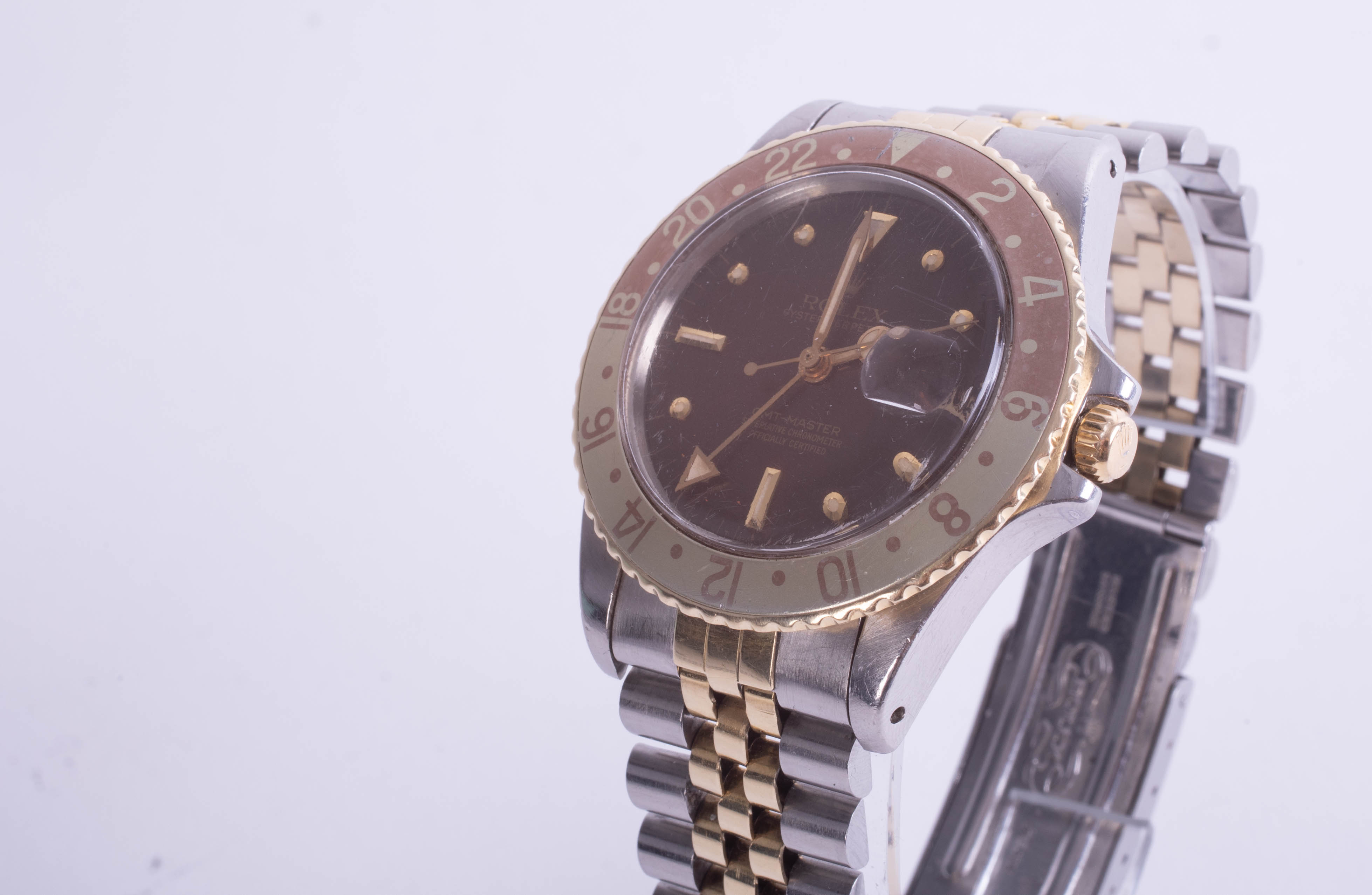 Rolex, GMT Master Root Beer Oyster Perpetual wristwatch, circa 1980's, with gold and stainless steel - Image 2 of 12