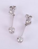 A good pair of diamond drop earrings.