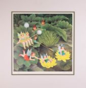 Beryl Cook, 'Pixies and Fairies', signed edition print 557/650, published by Alexander Gallery,