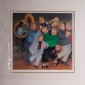 Beryl Cook, 'Jiving to Jazz', signed edition print 331/650, published by Alexander Gallery, not