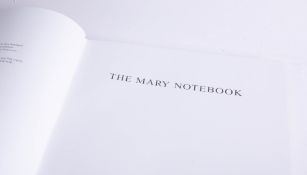 Robert Lenkiewicz, book 'The Mary Notebook', published by White Lane Press, 1998, signed with