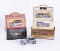 Days Gone Rolls Royce model and five others (five boxed).