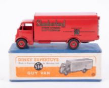 Dinky Toys, 514 Guy Van marked Slumberland, boxed.