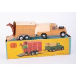 Corgi Toys, Gift Set no. 2,Land Rover with Rice's Pony Trailer and Pony, boxed.