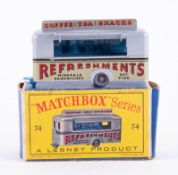 Matchbox Series, No. 74 Mobile Canteen, boxed.