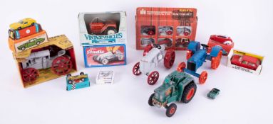 Green Acres Fordson Tractor, Schuco Studio car, Vintage Vehicles, boxed and other models, some loose