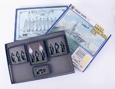 Britain's Collectors' Edition 1997 figures Queen's Colour Squadron, also Minic Ships Naval Harbour