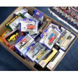 A collection of mainly Oxford diecast boxed models, also Corgi Eddie Stobart, Mini Champs etc. (
