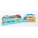 Corgi Toys, Dolphin Cruiser on Trailer 104, Gift Set no. 31, boxed (2).