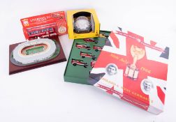 Oxford Diecast, 1966 World Cup Winners Collection of models, boxed, together with Liverpool Football