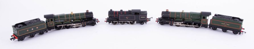 Hornby Dublo, GW Loco and Tender Athelney Castle, Hornby Dublo BR Loco and Tender Bristol Castle,