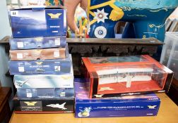 Corgi Aviation Archive, a collection of nine boxed models (9).