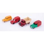 Dinky Toys Bedford Truck, Corgi Morris Minor Royal Mail Van, Dinky Toys Meccano Truck and Austin (