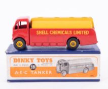 Dinky Toys, 591 AEC Tanker, marked Shell Chemicals Ltd, boxed.