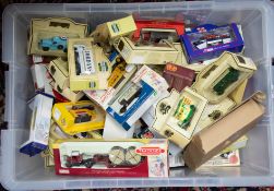 A mixed collection of boxed diecast models, mainly Days Gone and also Lledo etc.