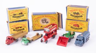 Matchbox Series, Moko 27, 73, 10, 2 and Models of Yesteryear Series no.2. (5)