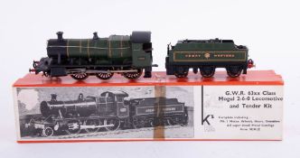 K Kits GWR 63 Class Mogul Loco and Tender Kit, boxed.