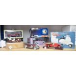 Various diecast and other scale models, including Minichamps, Franklin Mint, Norev, mainly boxed (
