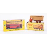 Budgie Toys, Cattle Truck and Routemaster Bus 706, boxed (2).