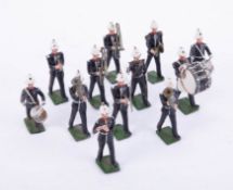 Britain's, twelve Royal Marine Bandsmen metal figures.