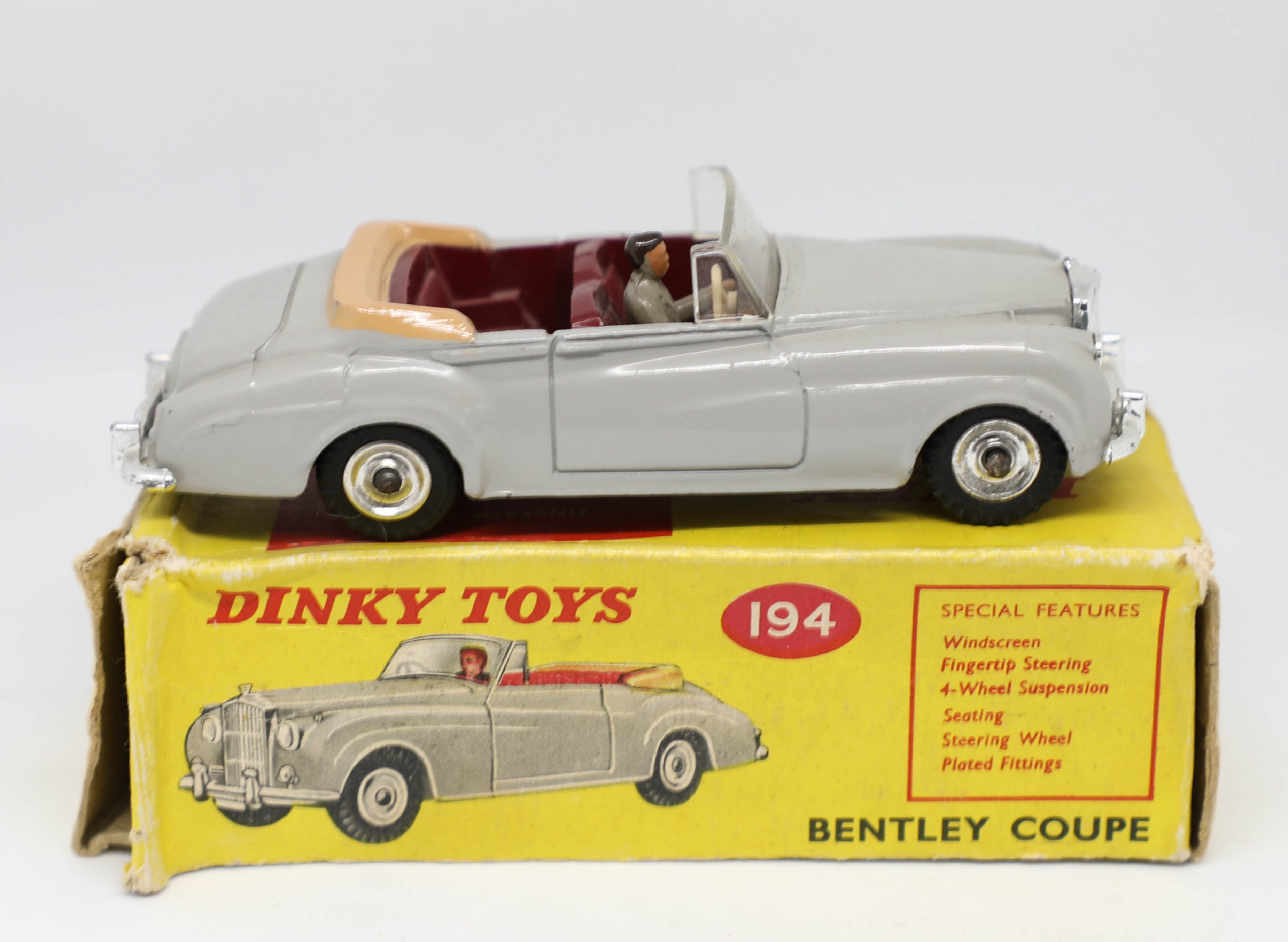 Dinky Toys, Bentley Coupe, 194 boxed.