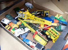 A collection of various diecast models, loose, including Corgi Rascal, Corgi Major Cranes etc. (30)