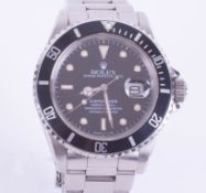 LATE ENTRY- Rolex, a gents Oyster Date Submariner wristwatch, probably model 16610 with