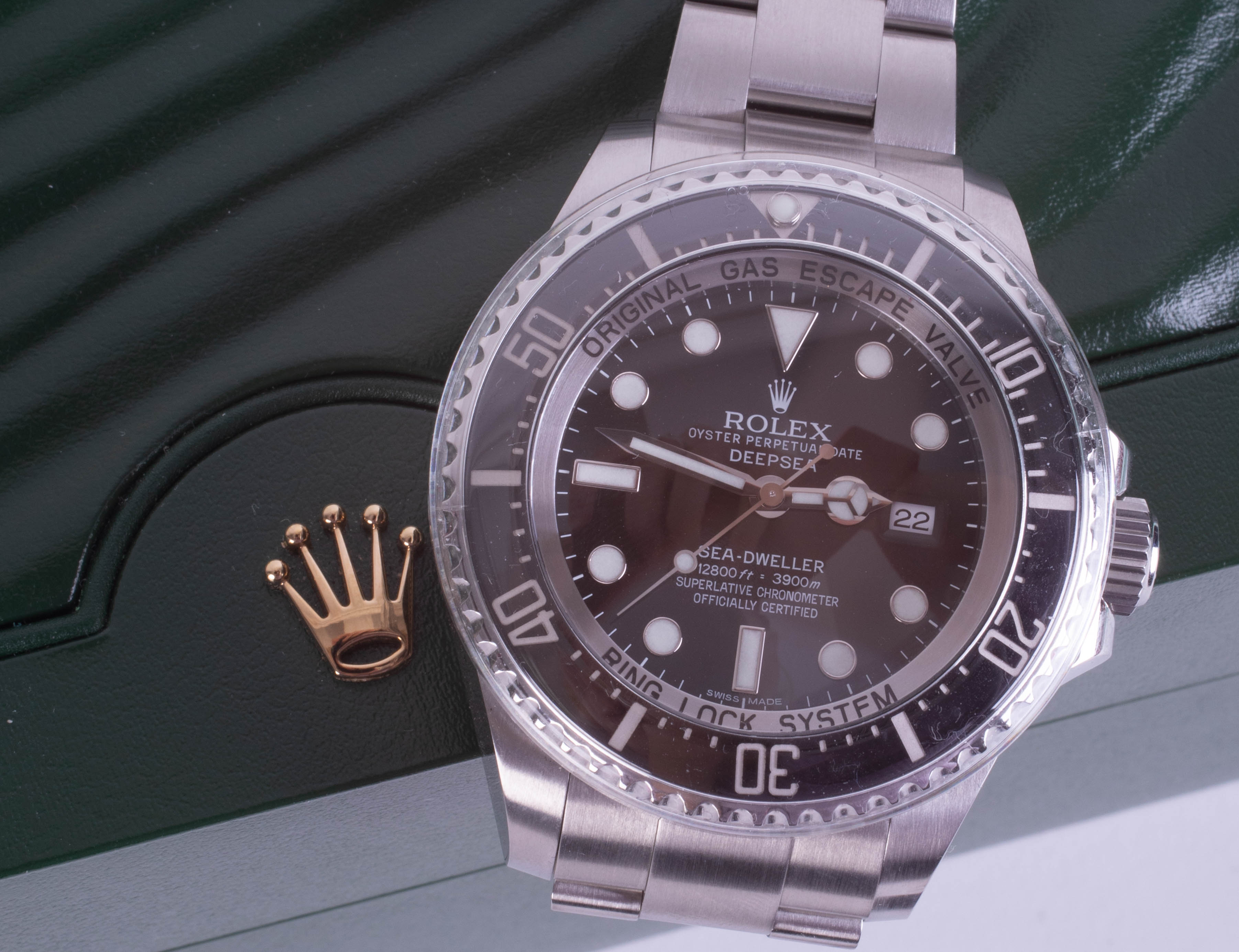 Rolex, a gents Deepsea Sea-Dweller Oyster Perpetual Date stainless steel wristwatch, purchased at - Image 3 of 3