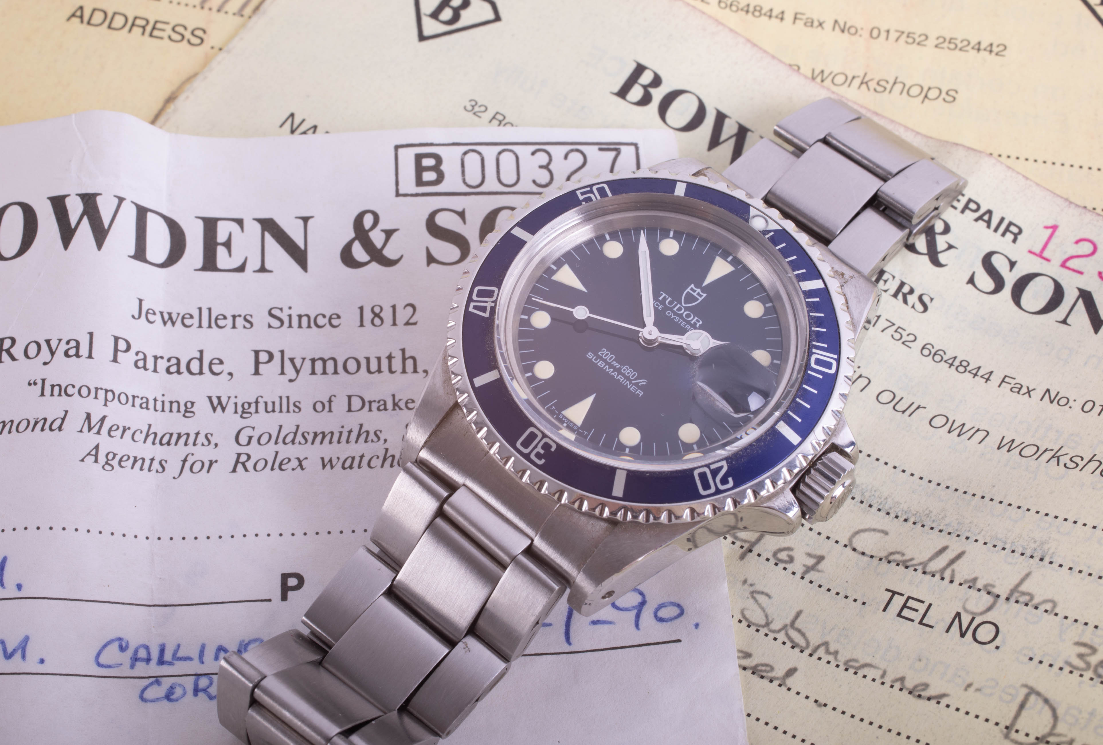 Rolex Tudor, a 1989/1990 gents Oyster Prince Submariner 200 wristwatch, Model 79090, No. 266186, - Image 3 of 9