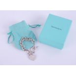 A Tiffany silver bracelet, boxed.