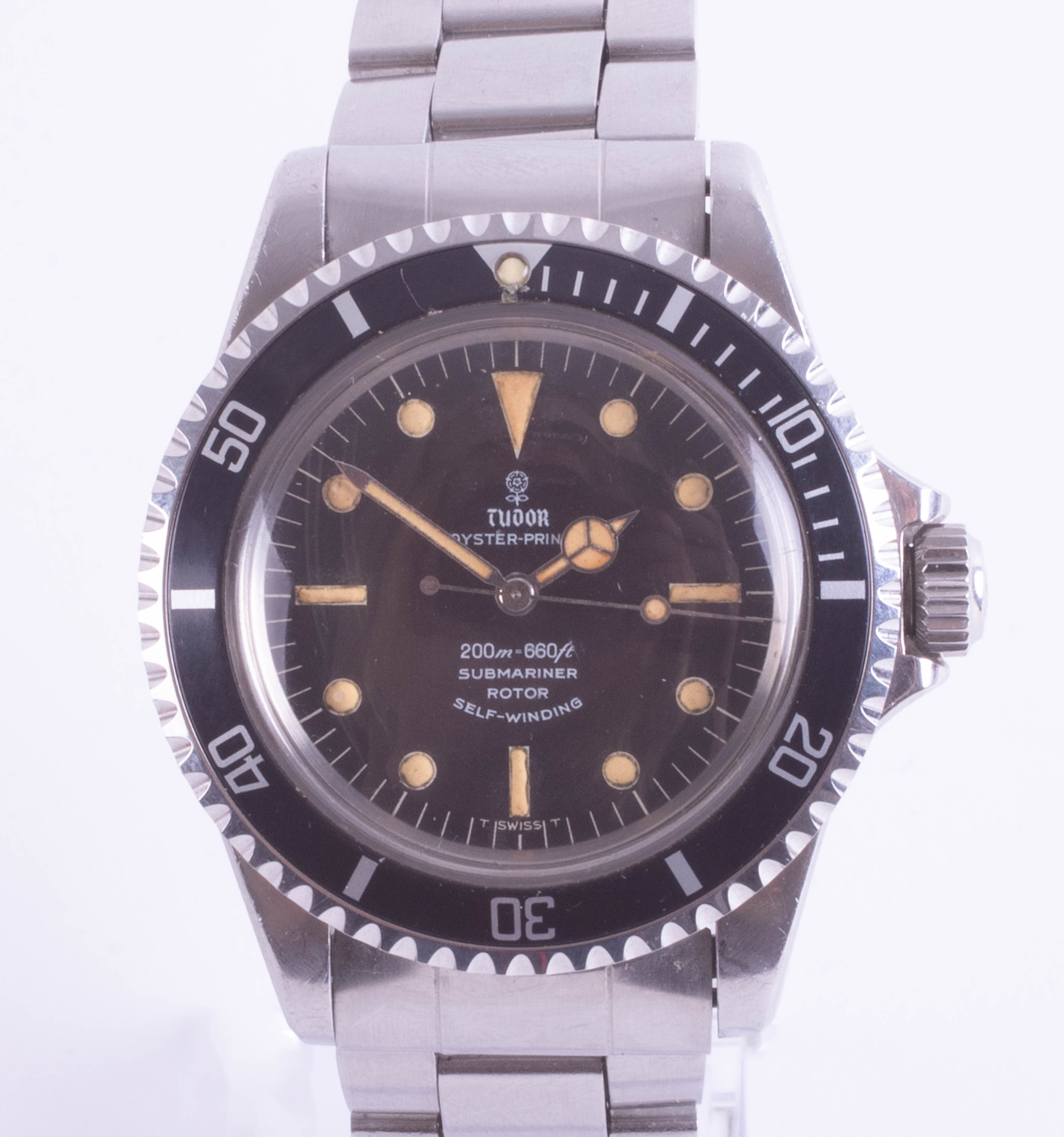 Rolex Tudor, a 1970's gents Oyster Prince Submariner 200 wristwatch, the dial marked '200m /