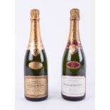 Two Bottles of Laurent Perrier champagne, one 1988.