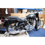 A 1991 Enfield 350cc Bullet Motorcycle, not registered, Indian built, with various documents and