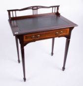 An early 20th Century rosewood writing desk.