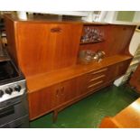 TEAK DINING ROOM SIDEBOARD UNIT