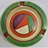 CLARICE CLIFF BIZARRE ASHTRAY