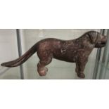 CAST METAL NUT CRACKER IN FORM OF DOG, STAMPED PATENT NO 273480